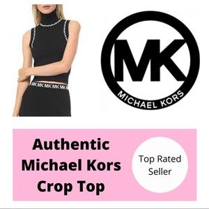 Michael Kors Logo Crop Top